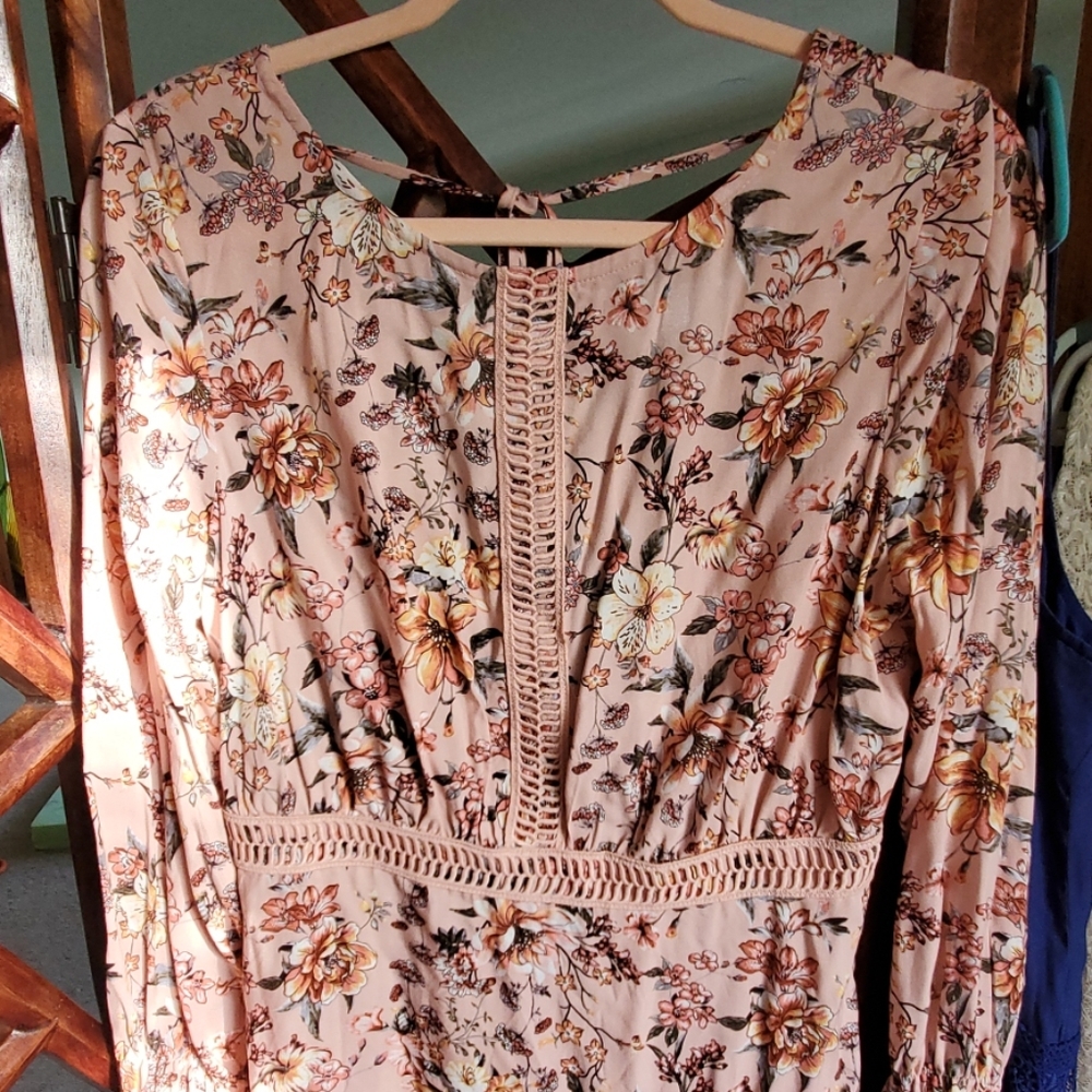 Pink Hippie Dress
